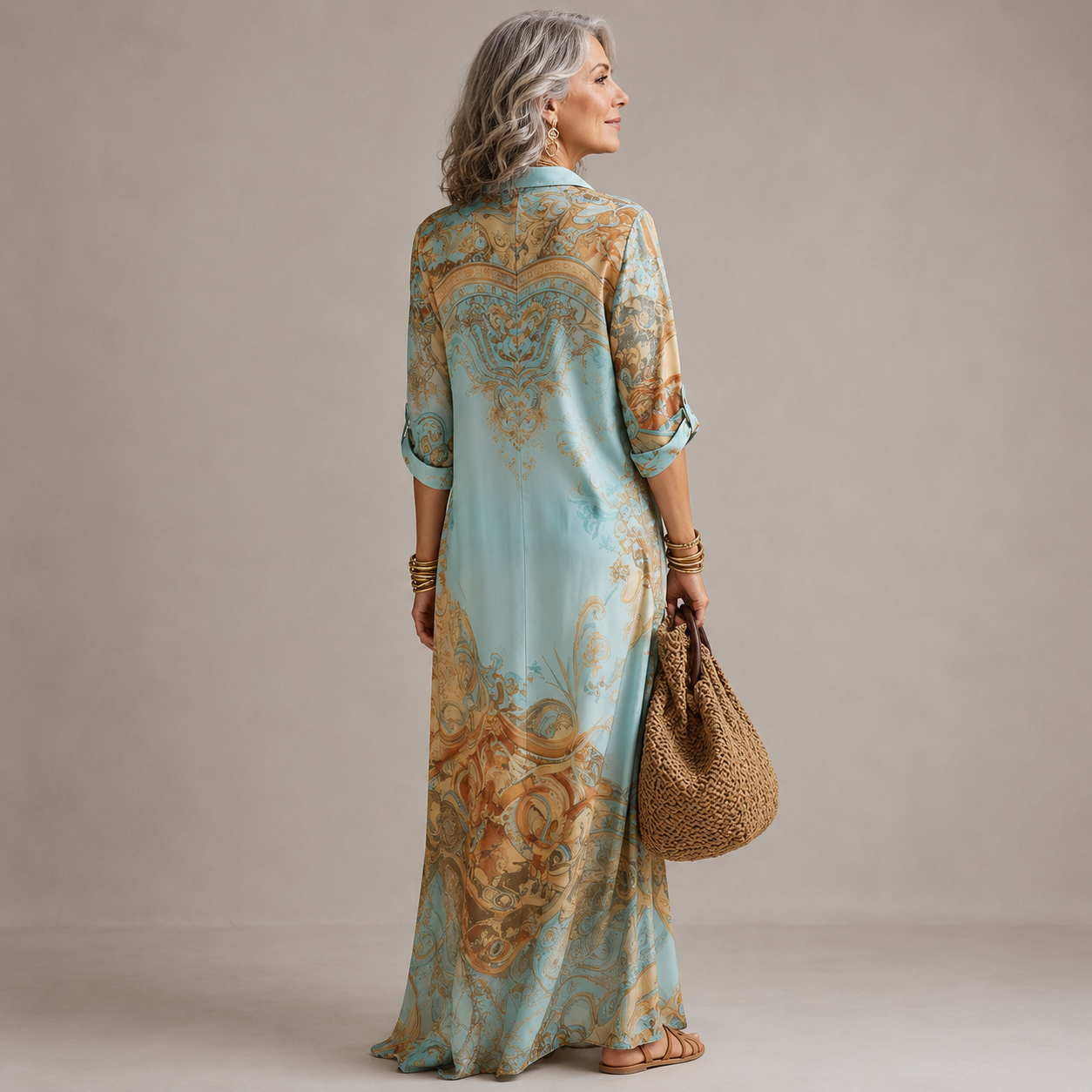 Maxi Dress Print Luxury