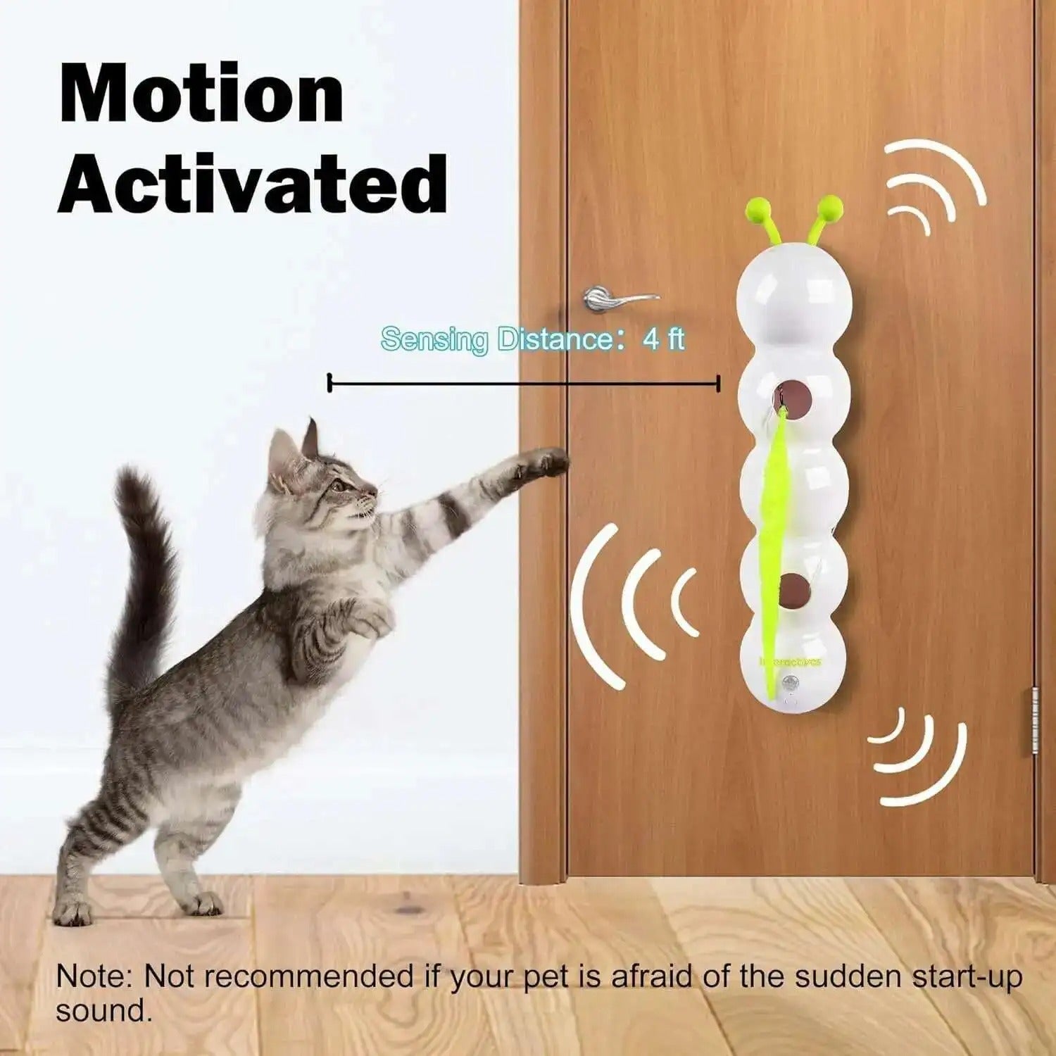 PurrWhirl – Interactive Cat Toy with Worm Motion