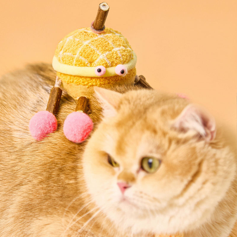 Cute Dessert Cat Toy Plush Treat Collection