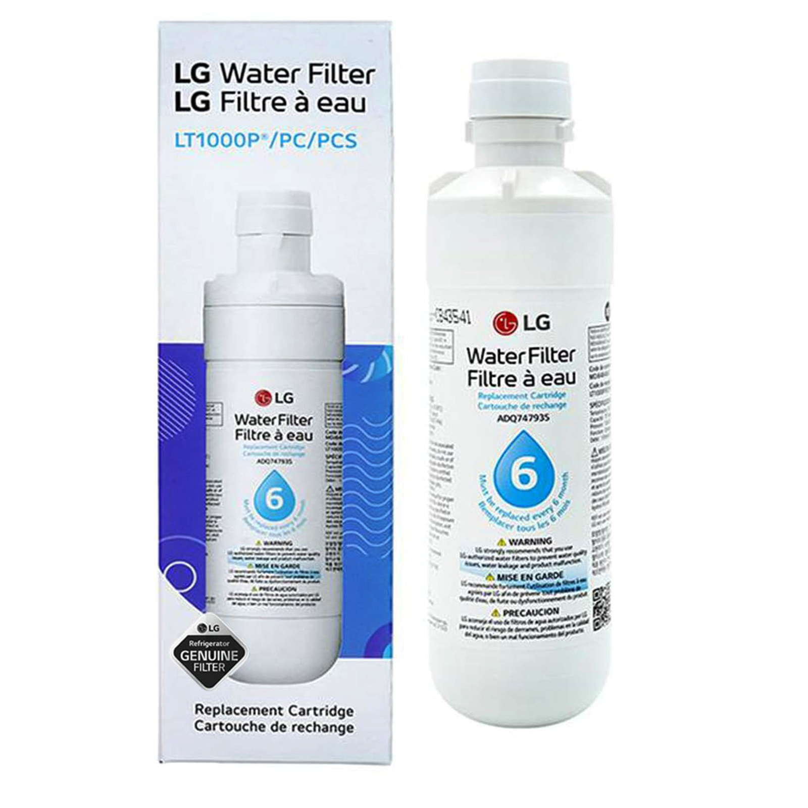 LG LT1000P,PC/PCS ADQ747935,ADQ74793501 Replacement Refrigerator Water Filter