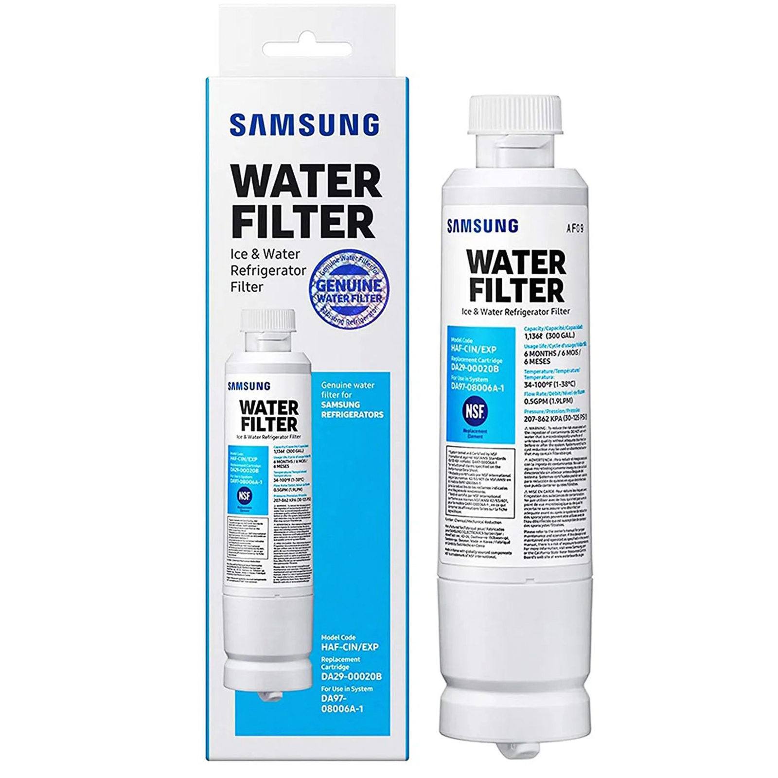 Samsung DA29-00020B, HAF-CIN/EXP Refrigerator Water Filter