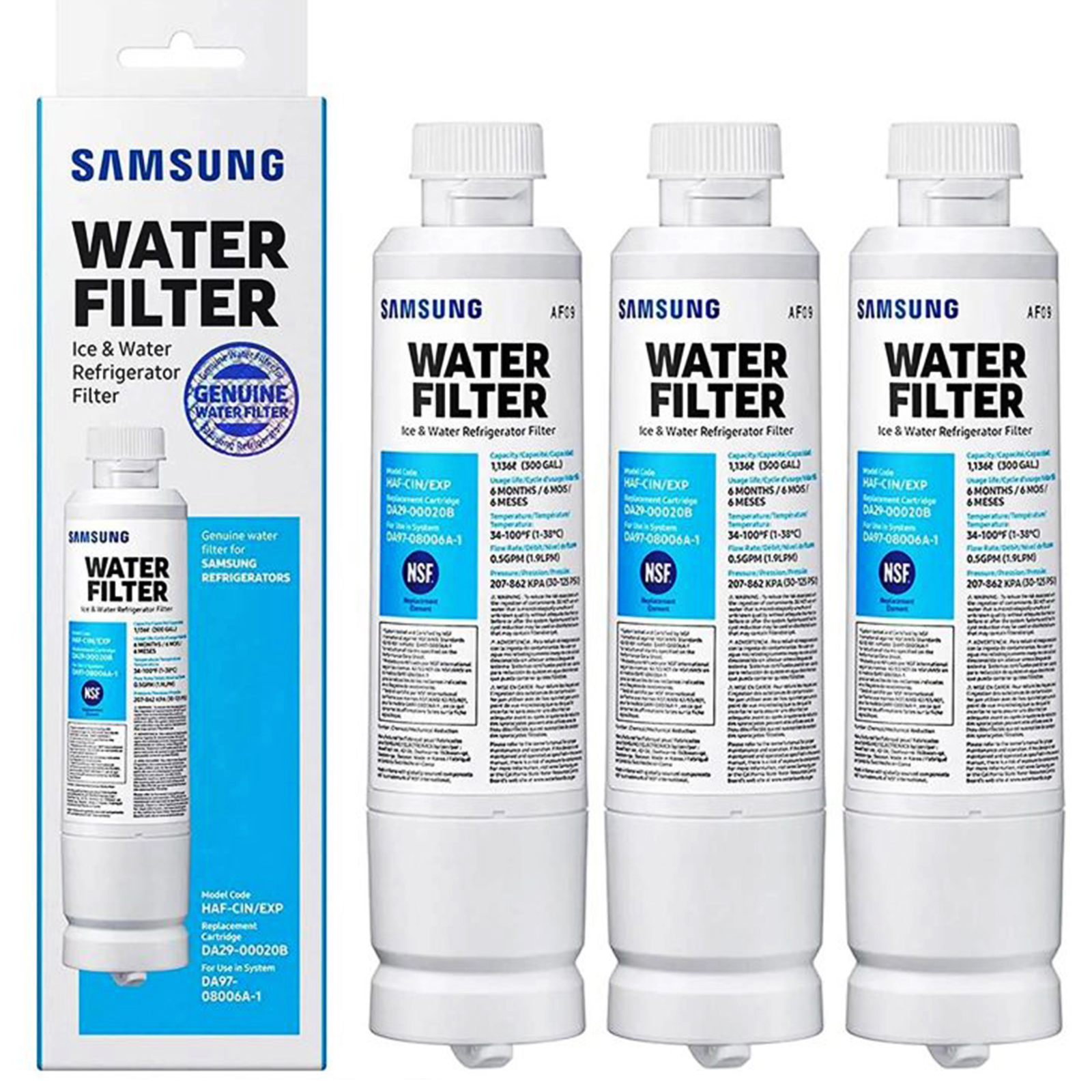 Samsung DA29-00020B, HAF-CIN/EXP Refrigerator Water Filter