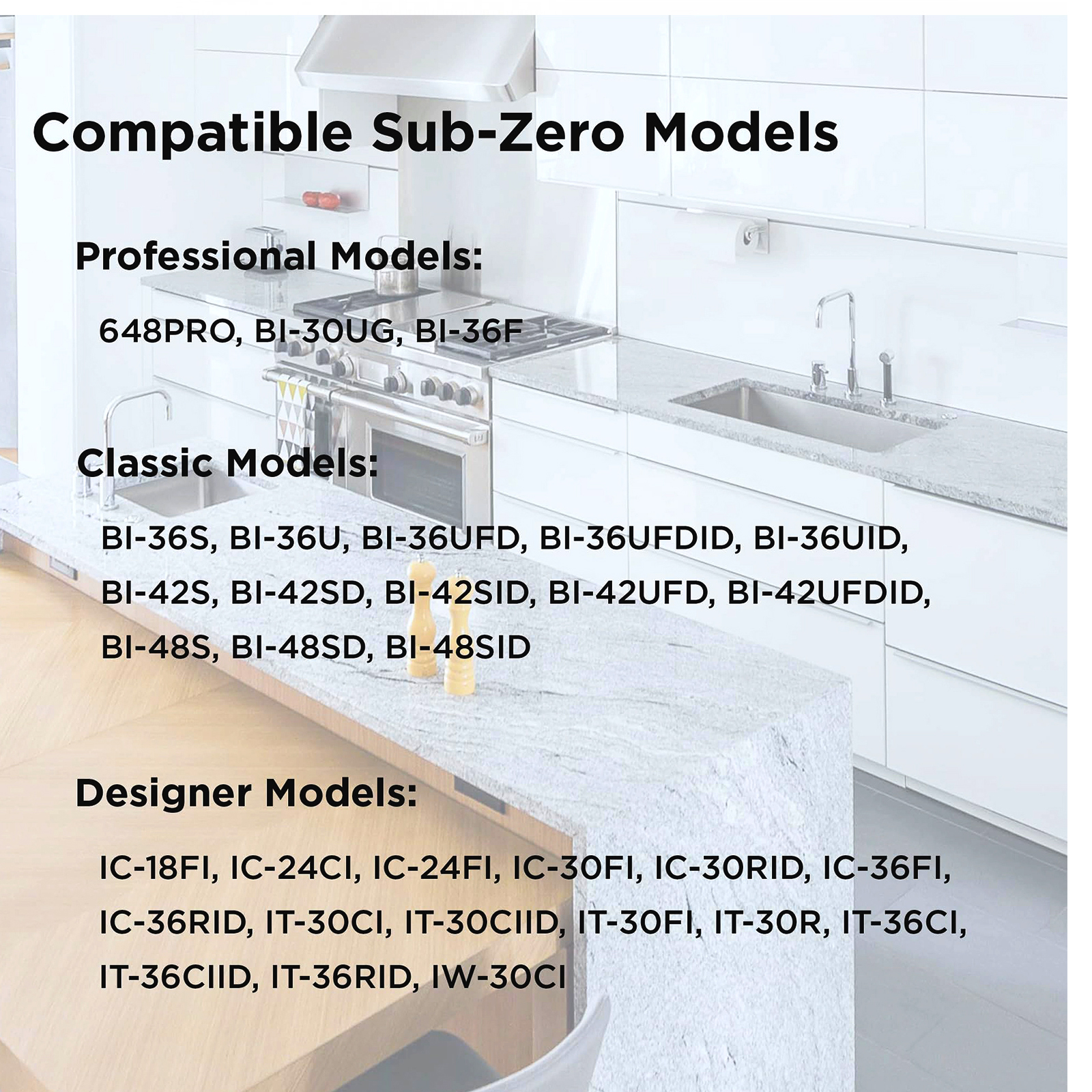 Sub-Zero Air Cartridge 7042798 and 4204490 Water Filter Pack