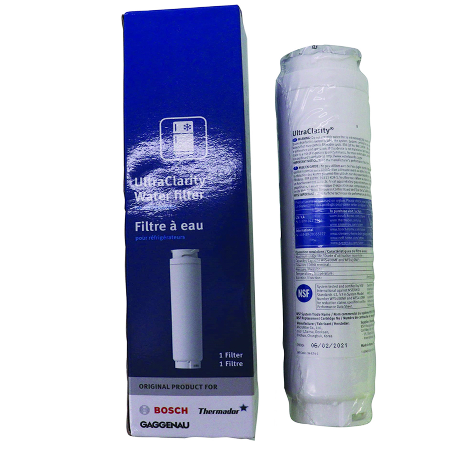 Bosch BORPLFTR30 BORPLFTR10 UltraClarity Water Filter Cartridge 11034152