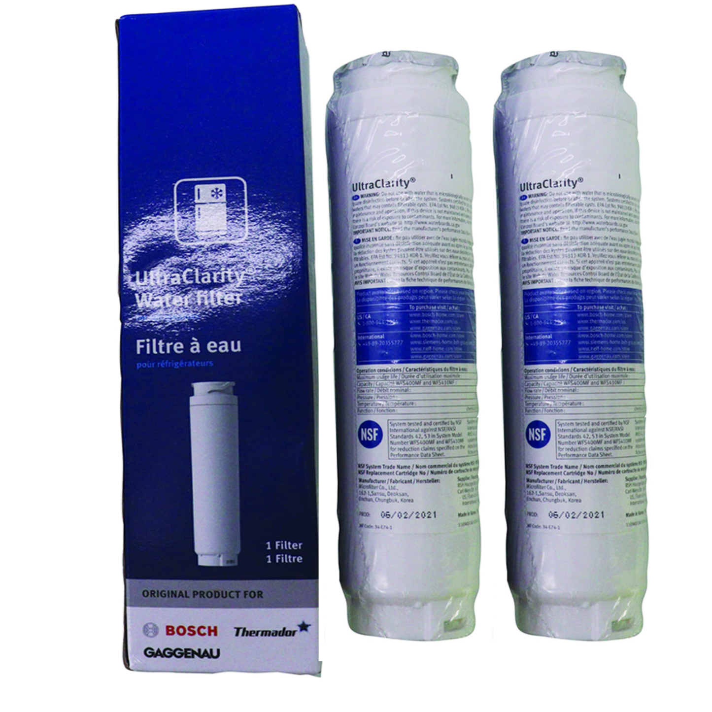 Bosch BORPLFTR30 BORPLFTR10 UltraClarity Water Filter Cartridge 11034152