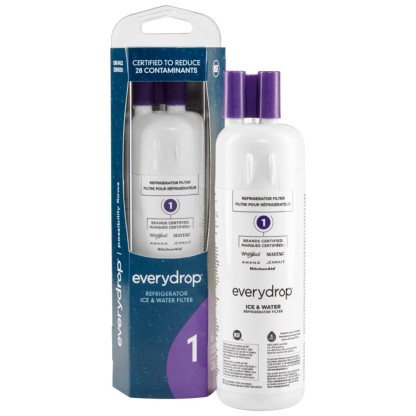 EveryDrop by Whirlpool EDR1RXD1 Filter 1, Refrigerator Water Filter 1, W10295370A, P8RFWB2L