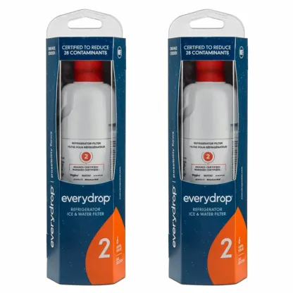 EveryDrop by Whirlpool EDR2RXD1 Filter 2, Refrigerator Water Filter 2, W10413645A, WHR2RXD1