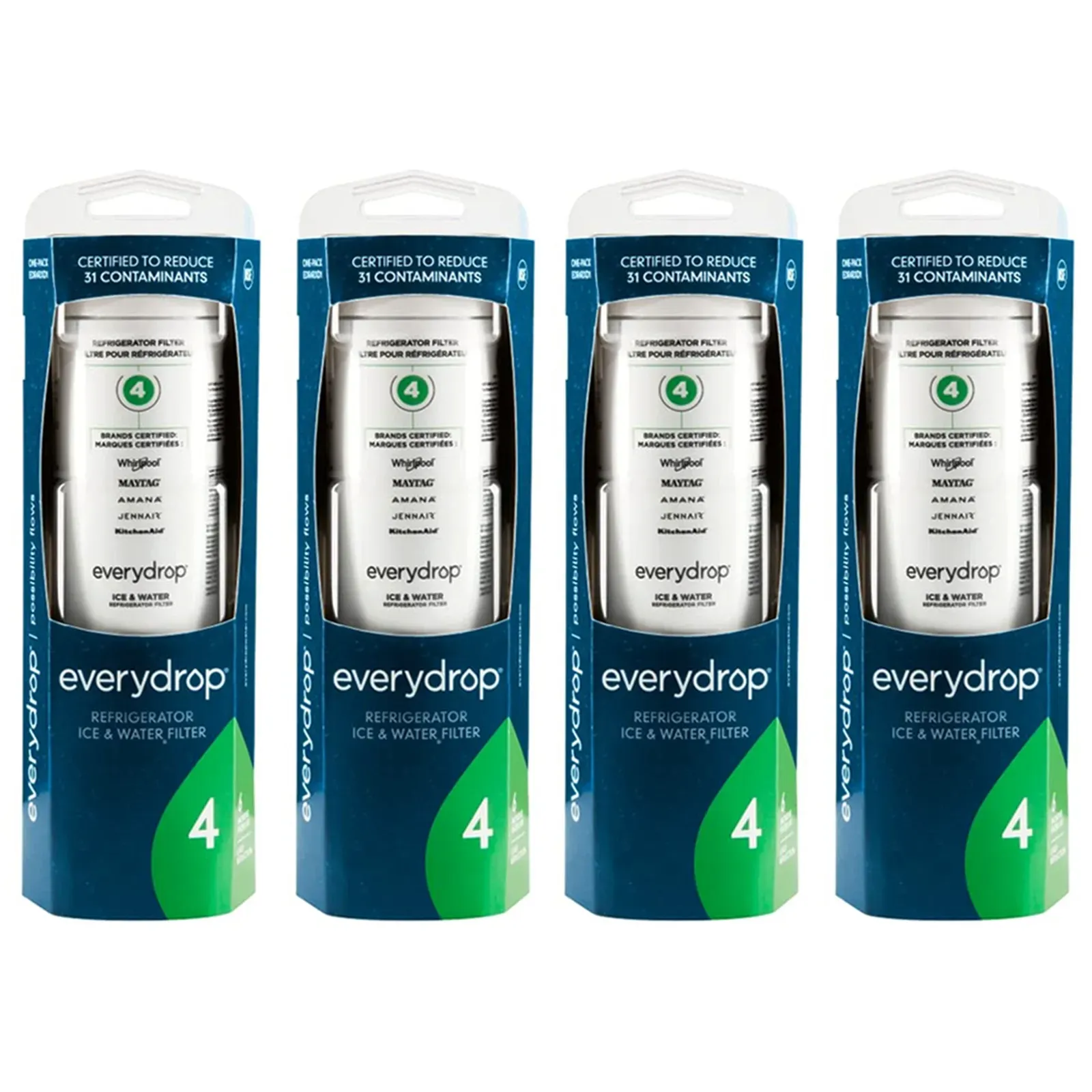 EveryDrop by Whirlpool EDR4RXD1 Filter 4, Refrigerator Water Filter 4, UKF8001, 4396395