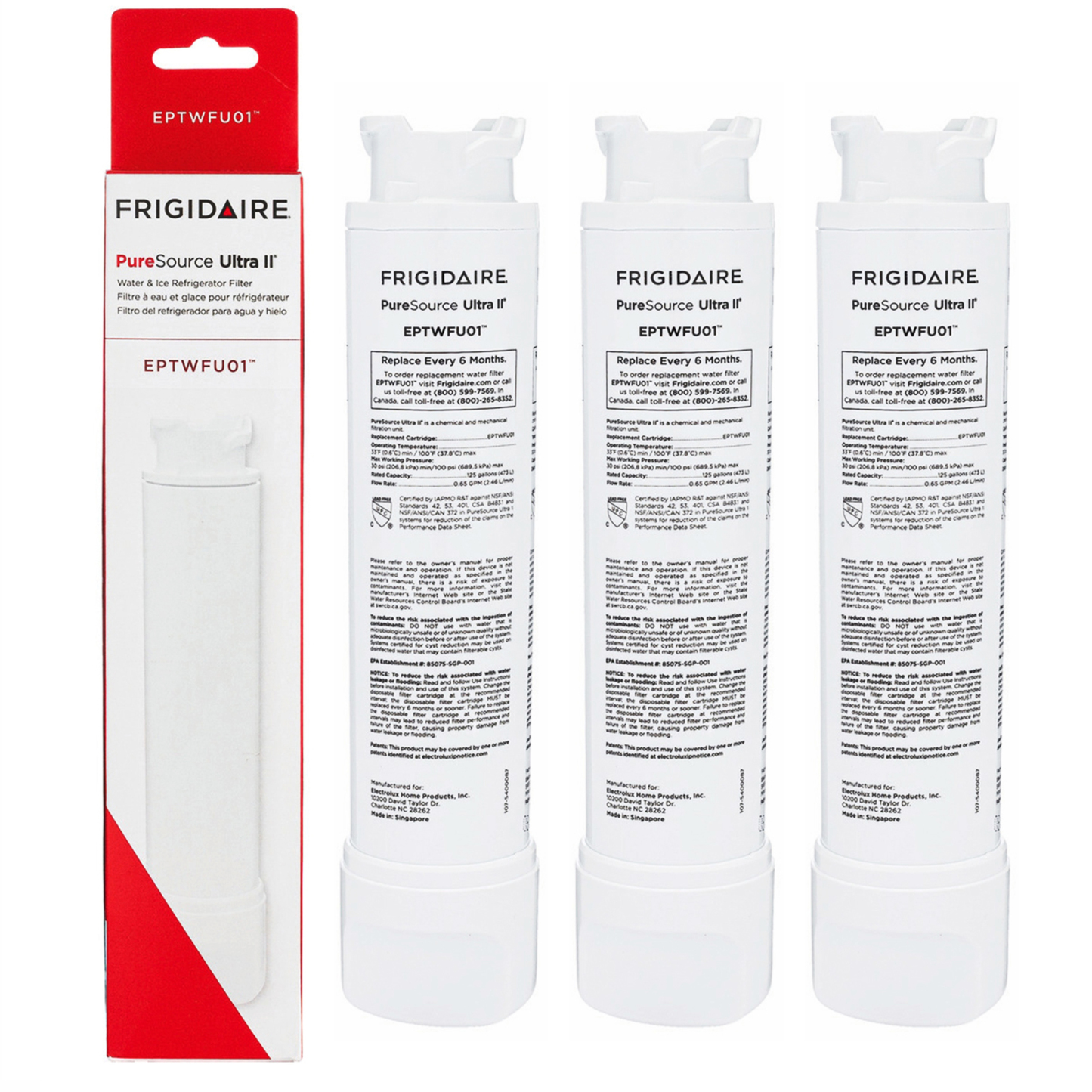 Frigidaire EPTWFU01 PureSource Ultra II Refrigerator Water Filter