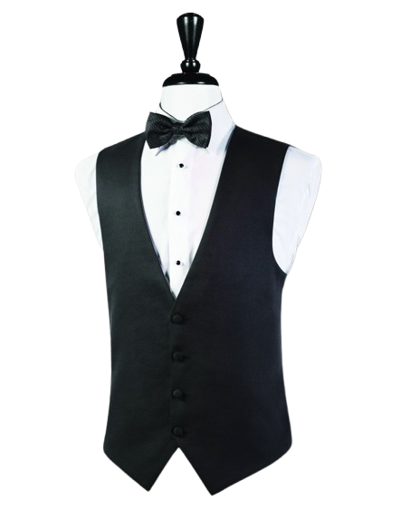 BLACK TUXEDO VESTS
