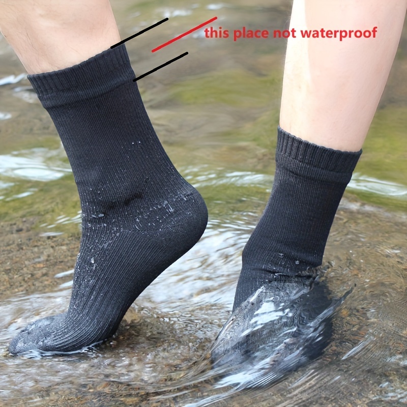 Waterproof Socks Breathable Outdoor Waterproof Hiking Wading Camping Winter Skiing Sock Riding Snow Warm Waterproof Socks