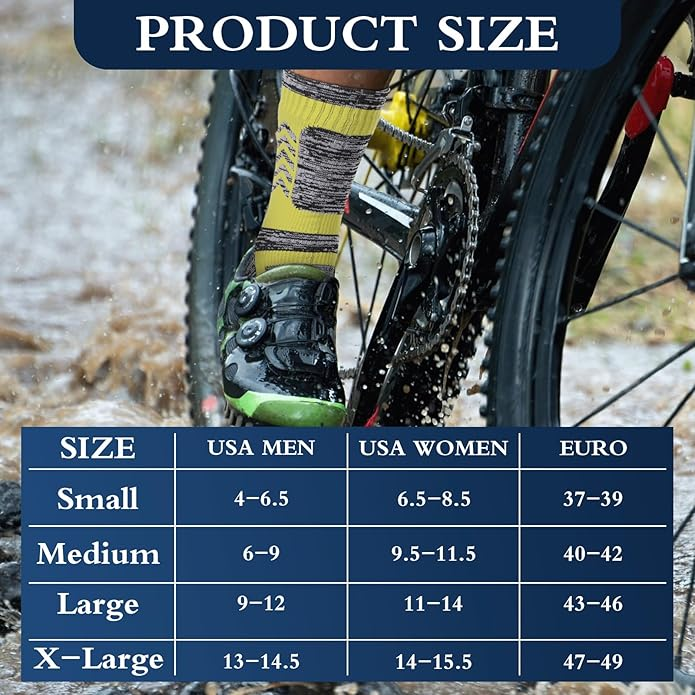 Waterproof Socks Breathable Outdoor Waterproof Hiking Wading Camping Winter Skiing Sock Riding Snow Warm Waterproof Socks