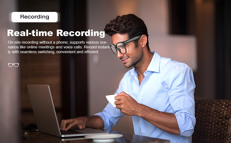 recording glasses video and audio