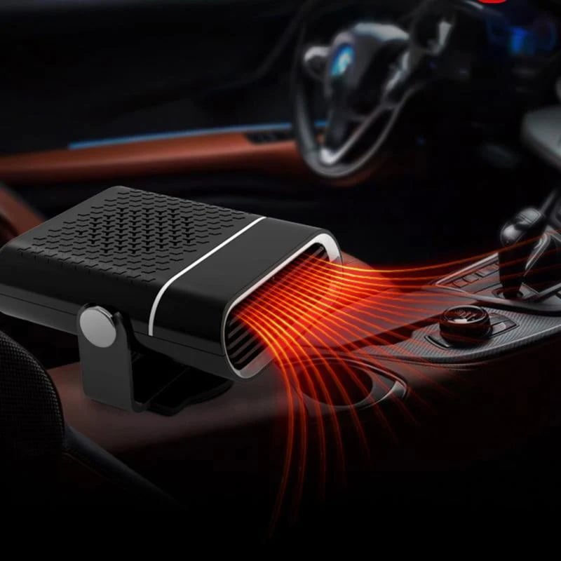 ✨🚗Portable Electric Car Heater Fan — 360° Rotation Fast Heating Window Fan Windshield Defogger