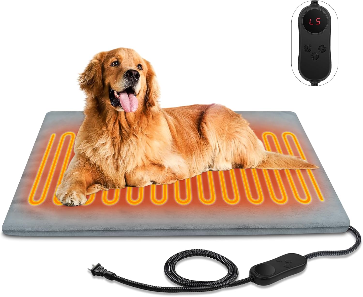 🎉Last Day 50% OFF⏰️ Dog Heating Pad Waterproof Electric Heated Beds
