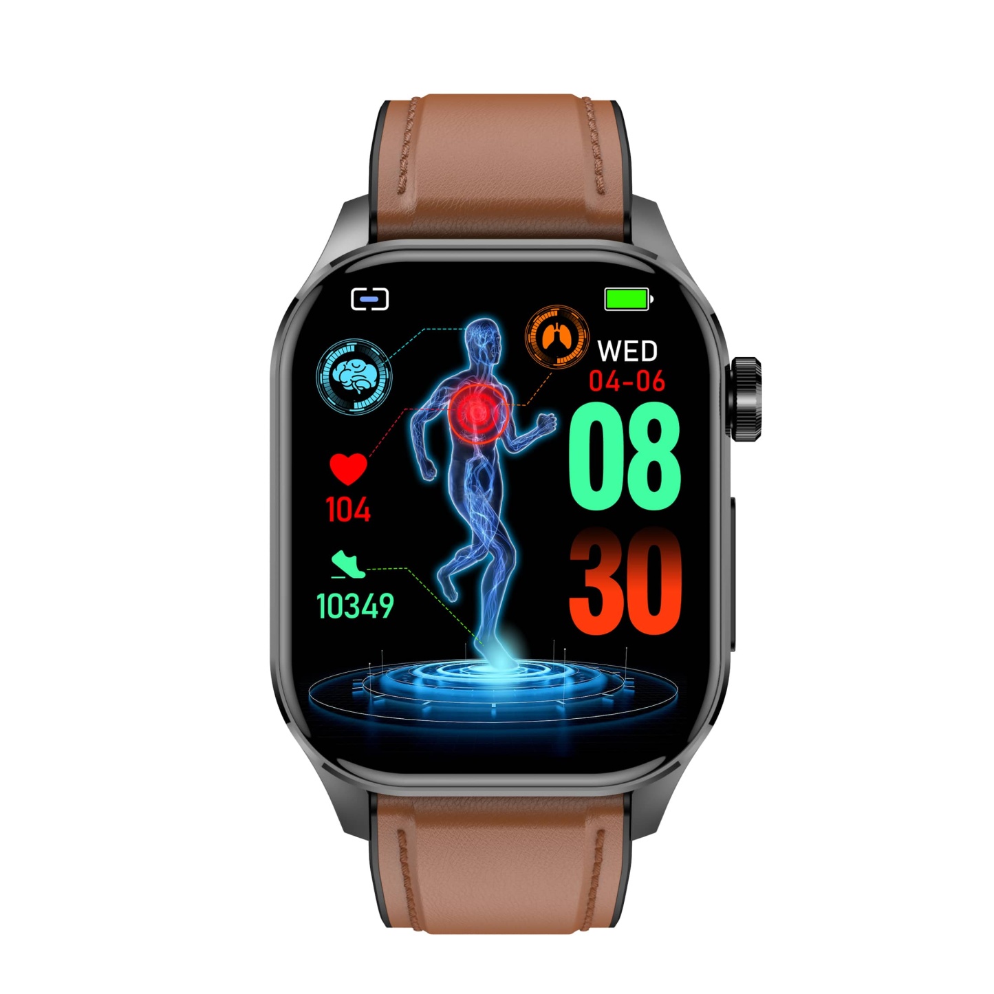 Weatsde EKG/EKG Blutzucker Blutdruck Anruf Intelligentes Gesundheitsmanagement Smart Watch