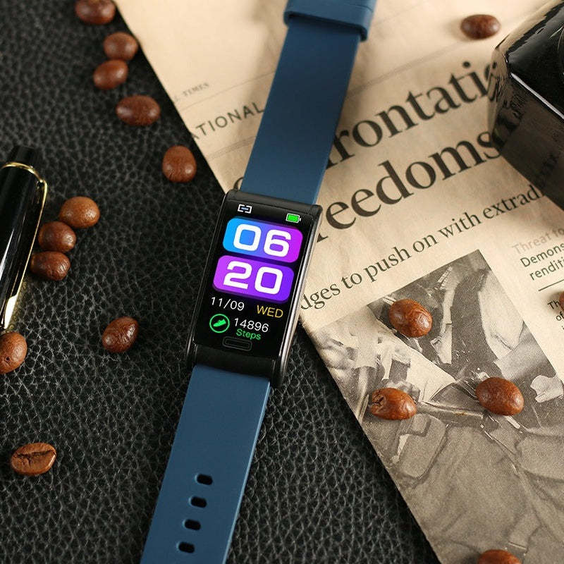 Weatsde Smart Armband 3-Kanal-EKG Blutdruck Blutsauerstoff Blutzucker Schlaferkennung