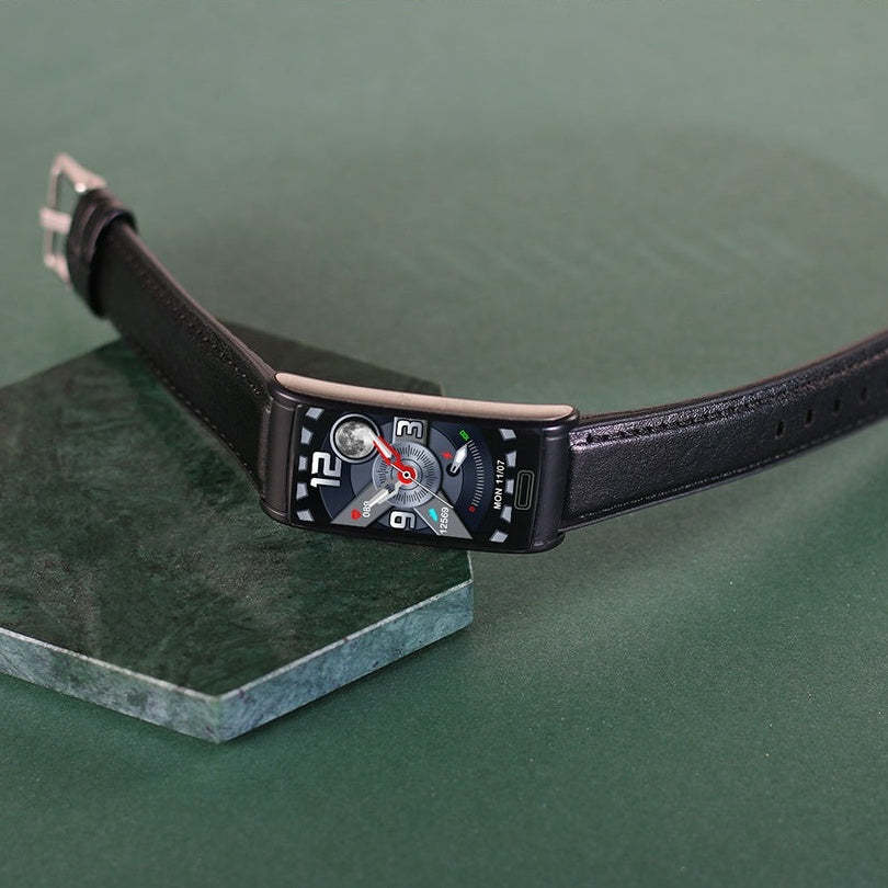 Weatsde Smart Armband 3-Kanal-EKG Blutdruck Blutsauerstoff Blutzucker Schlaferkennung