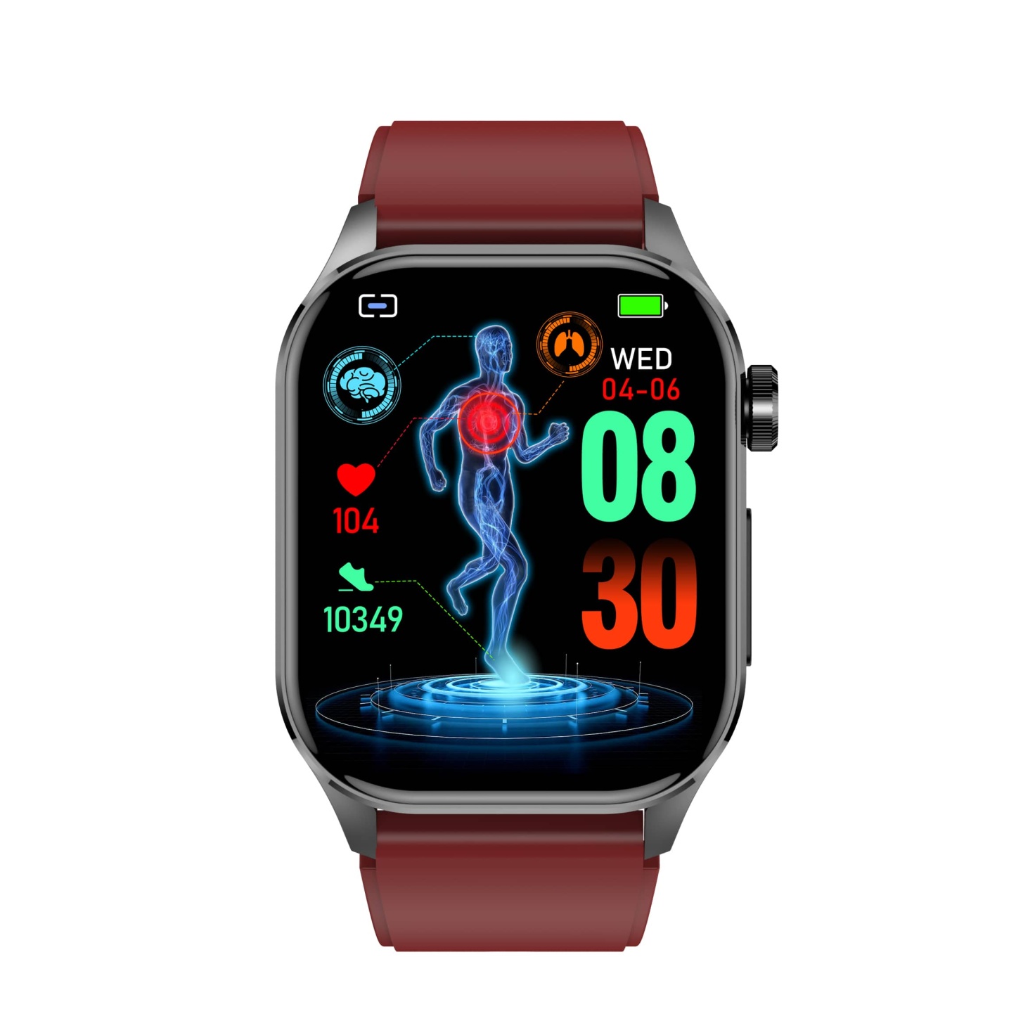 Weatsde EKG/EKG Blutzucker Blutdruck Anruf Intelligentes Gesundheitsmanagement Smart Watch