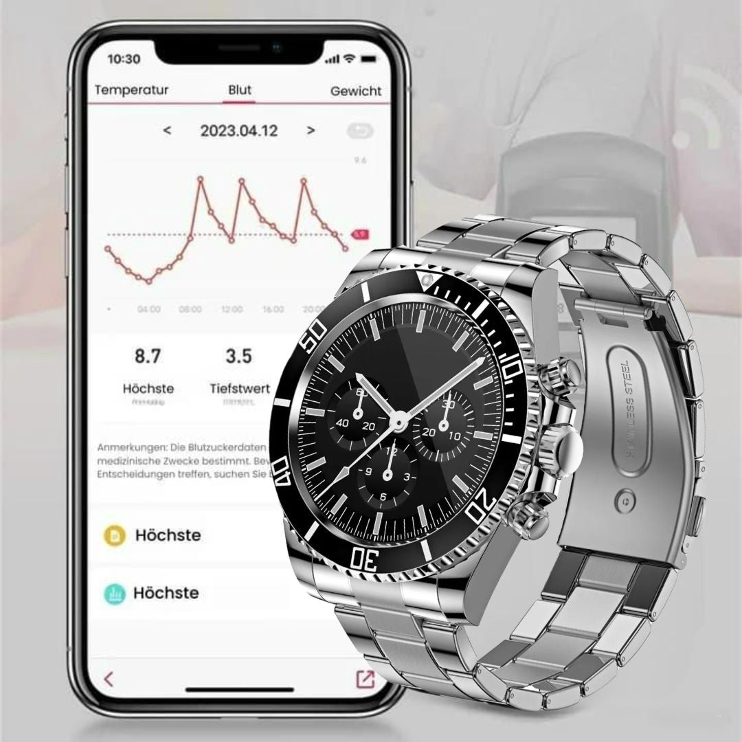 Nexos Pro Smartwatch - Unzerstörbare Militär-Gesundheitsuhr (2025)