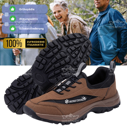 (👨‍⚕️Medizinische Zertifizierung®️) Bequeme Orthopädische Wasserdichte Wanderschuhe [Wirkung: Lindert Fußschmerzen]