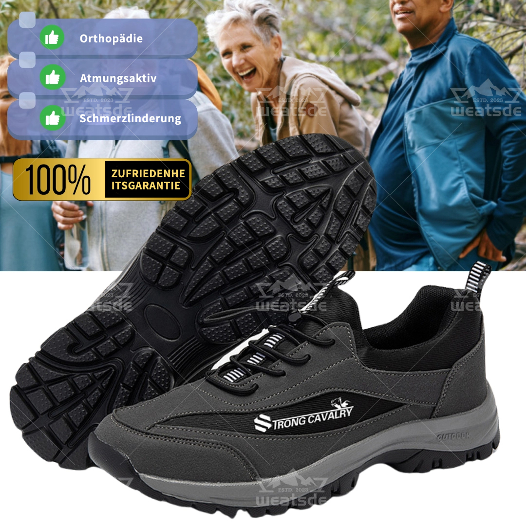 (👨‍⚕️Medizinische Zertifizierung®️) Bequeme Orthopädische Wasserdichte Wanderschuhe [Wirkung: Lindert Fußschmerzen]