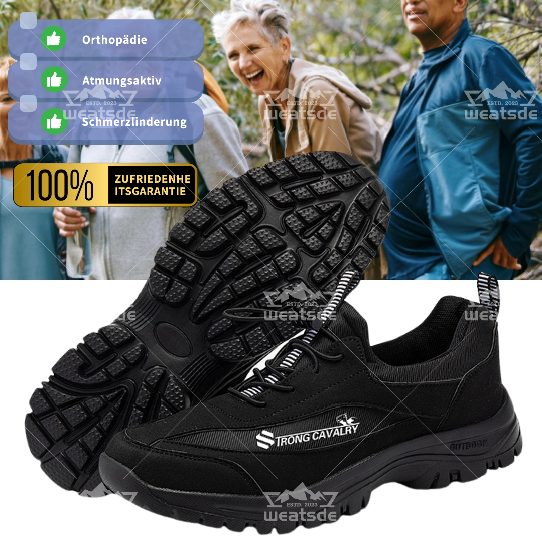 (👨‍⚕️Medizinische Zertifizierung®️) Bequeme Orthopädische Wasserdichte Wanderschuhe [Wirkung: Lindert Fußschmerzen]