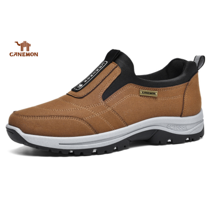 [  ]🔥Speziell für die Gesundheit der Füße entworfen🔥Herren Slip-On-Schuhe mit rutschfester Sohle im einfachen und schlichten Stil für den Frühling W052