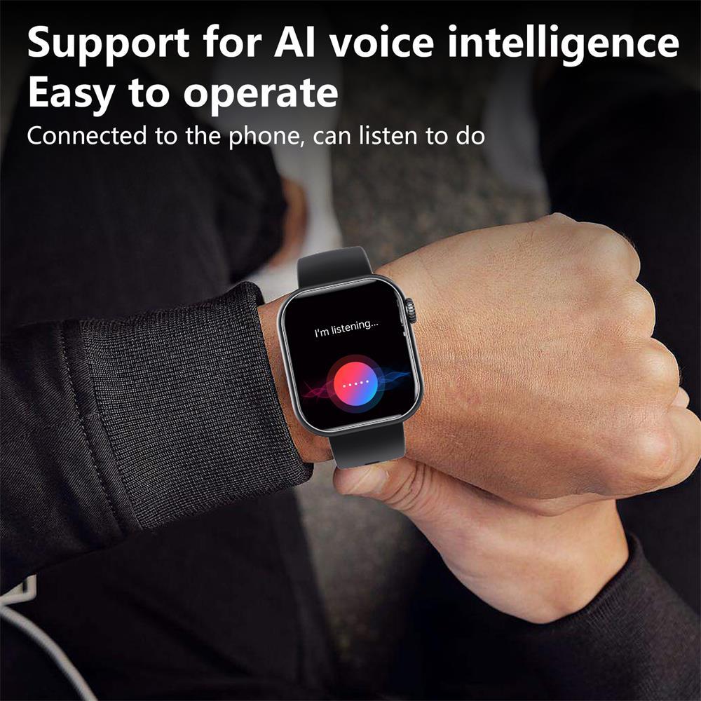 Weatsde F57 Blutzucker Blutdruck Herzfrequenz Blutsauerstoff Schlafüberwachung Wasserdichte Smartwatch