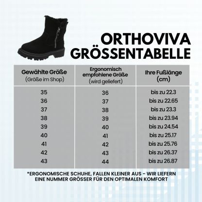 OrthoViva - ergonomische & wasserdichte Komfort-Stiefel für Herbst und Winter