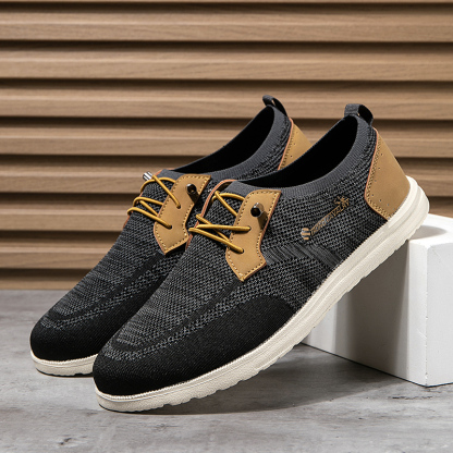 Orthopedic Casual Walking Shoes for Men - Comfortable Breathable with Arch Support, Shock Absorption, and Anti-slip Features