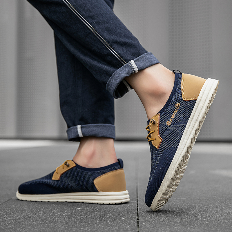 Orthopedic Casual Walking Shoes for Men - Comfortable Breathable with Arch Support, Shock Absorption, and Anti-slip Features