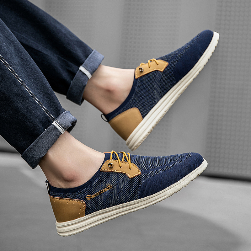 Orthopedic Casual Walking Shoes for Men - Comfortable Breathable with Arch Support, Shock Absorption, and Anti-slip Features