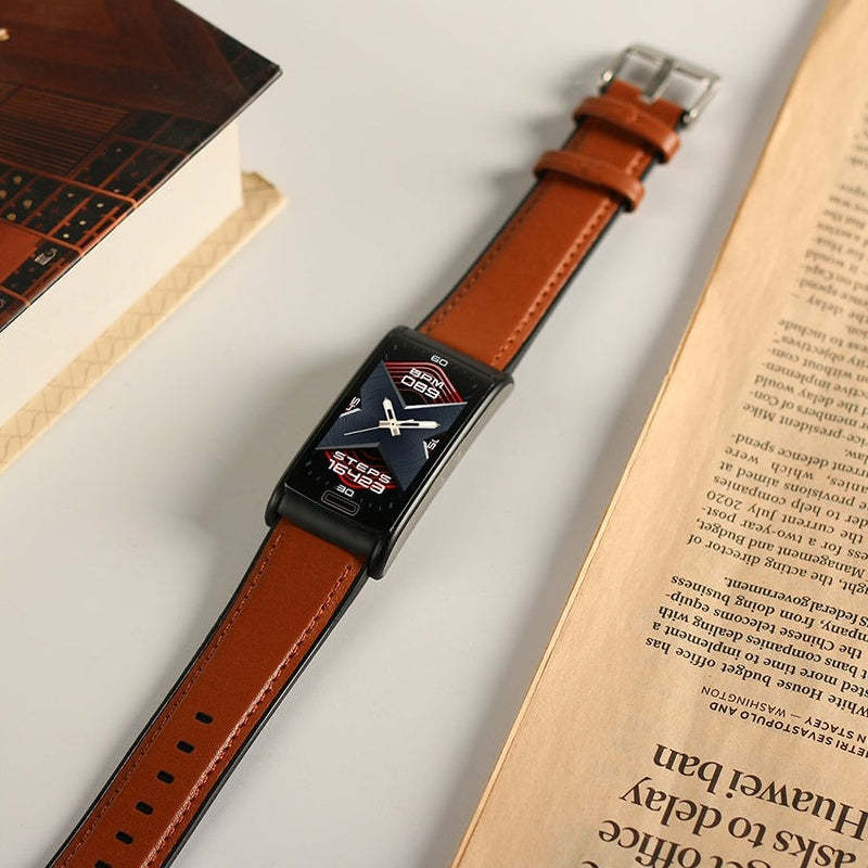 Weatsde Smart Armband 3-Kanal-EKG Blutdruck Blutsauerstoff Blutzucker Schlaferkennung