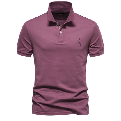 Weatsde™ Lässiges Sommer-Poloshirt mit Rehkitz-Stickerei für Herren