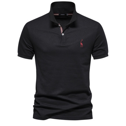 Weatsde™ Lässiges Sommer-Poloshirt mit Rehkitz-Stickerei für Herren