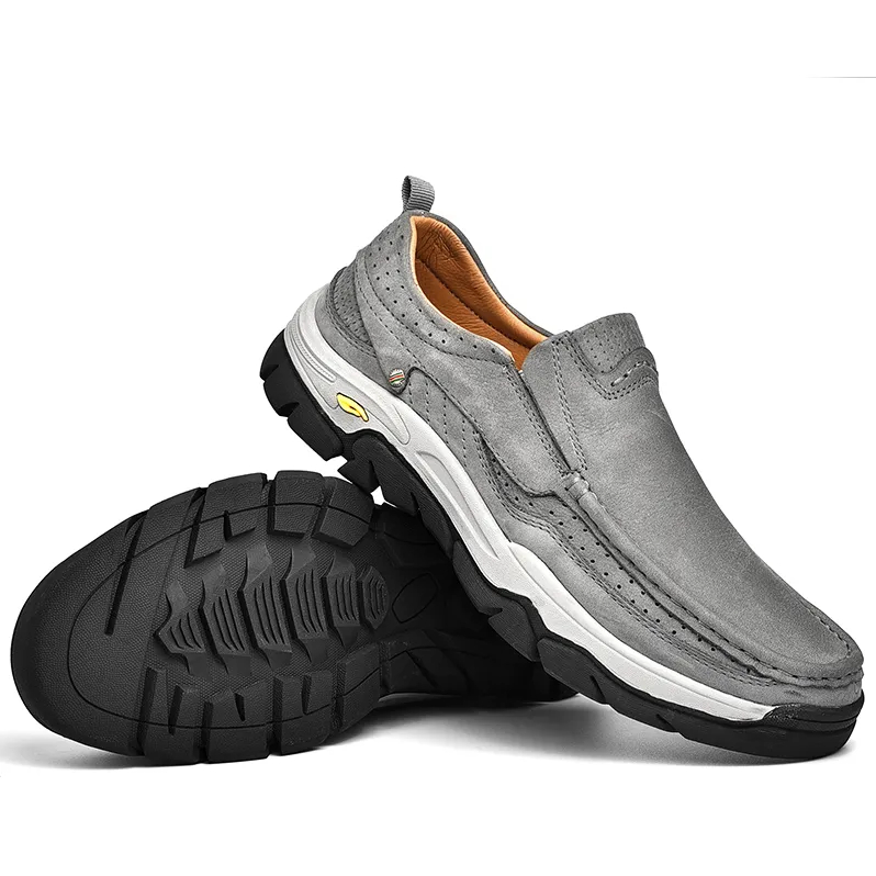 ⏰Aktion – 50 % RABATT🔥Orthopädische Wanderschuhe für Herren zum Hineinschlüpfen aus echtem Leder