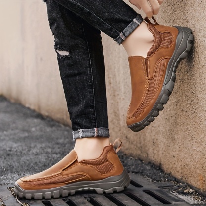 Lässige, rutschfeste, orthopädische Slip-On-Loafer für Herren mit Fußgewölbeunterstützung