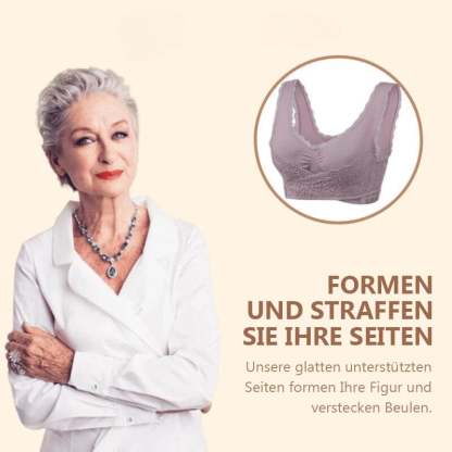 🔥2025 Neujahrsrabatt👙Bequeme Korsett-BHs aus Spitze mit überkreuzter Schnalle an der Vorderseite😊