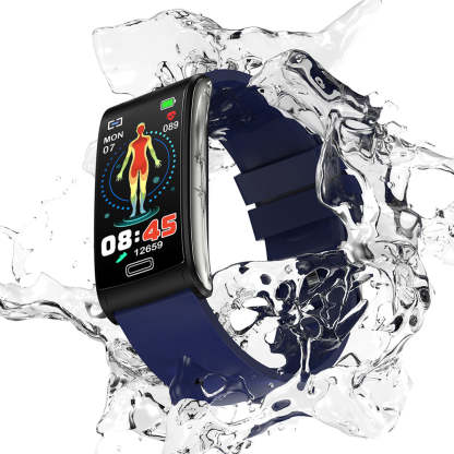 Weatsde Smart Armband 3-Kanal-EKG Blutdruck Blutsauerstoff Blutzucker Schlaferkennung