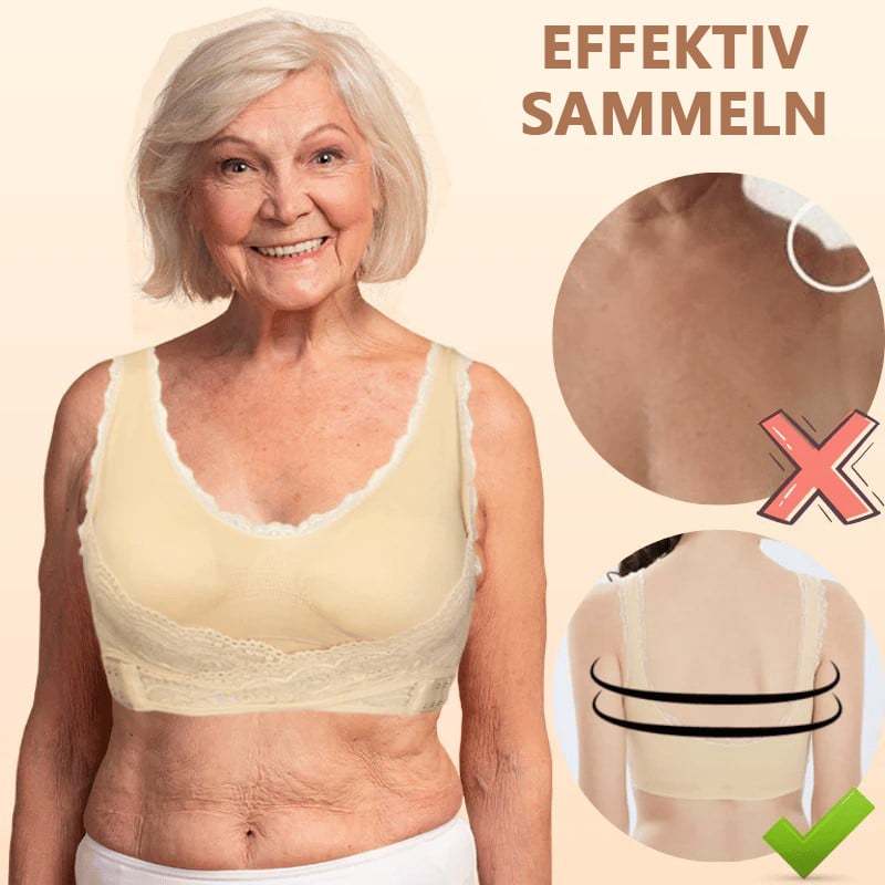 🔥2025 Neujahrsrabatt👙Bequeme Korsett-BHs aus Spitze mit überkreuzter Schnalle an der Vorderseite😊