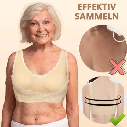 🔥2025 Neujahrsrabatt👙Bequeme Korsett-BHs aus Spitze mit überkreuzter Schnalle an der Vorderseite😊