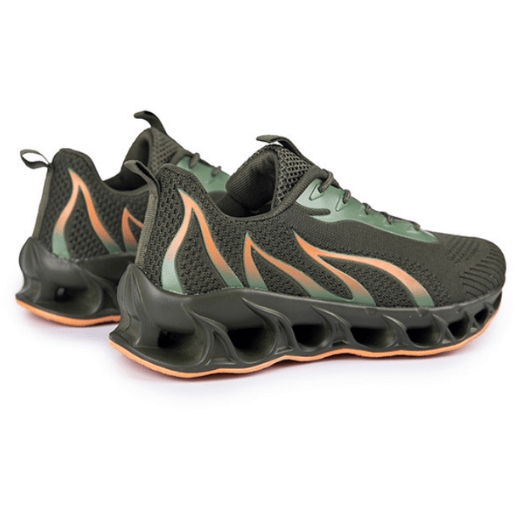 Herren Therling Laufschuhe Camo Grün