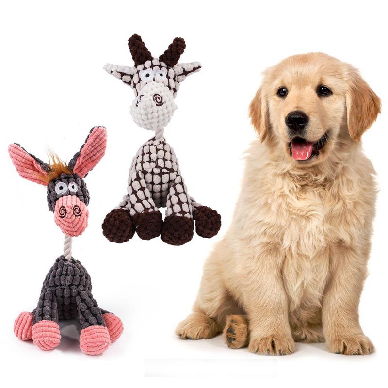 Plush sound puppy toys in animals' shape 🐹🐰🐻🐒🦆🐓🦩🦓🦌🐐🦒🐾🐶