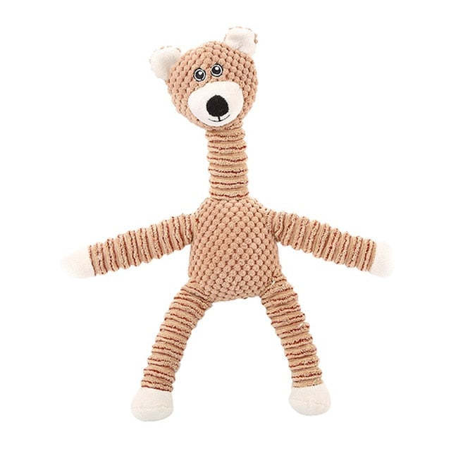 Plush sound puppy toys in animals' shape 🐹🐰🐻🐒🦆🐓🦩🦓🦌🐐🦒🐾🐶