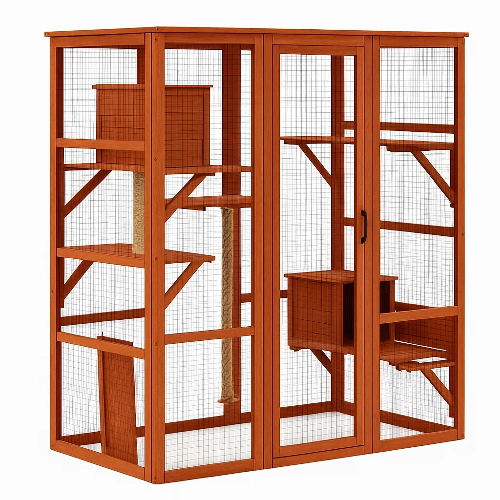 Produit pour animal de compagnie,Enclos pour chat - furnimosaic