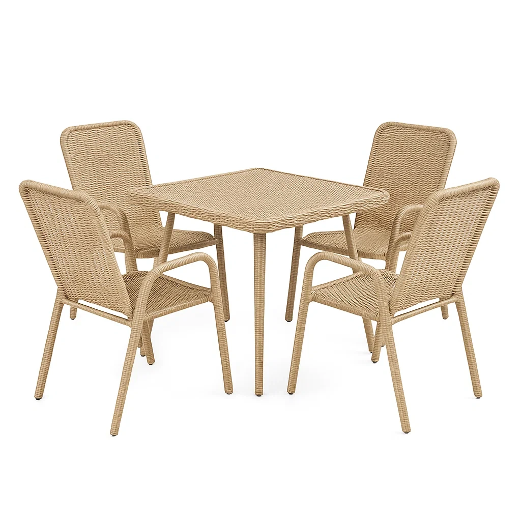 Mobilier d'extérieur,Ensemble table à manger et chaise - furnimosaic