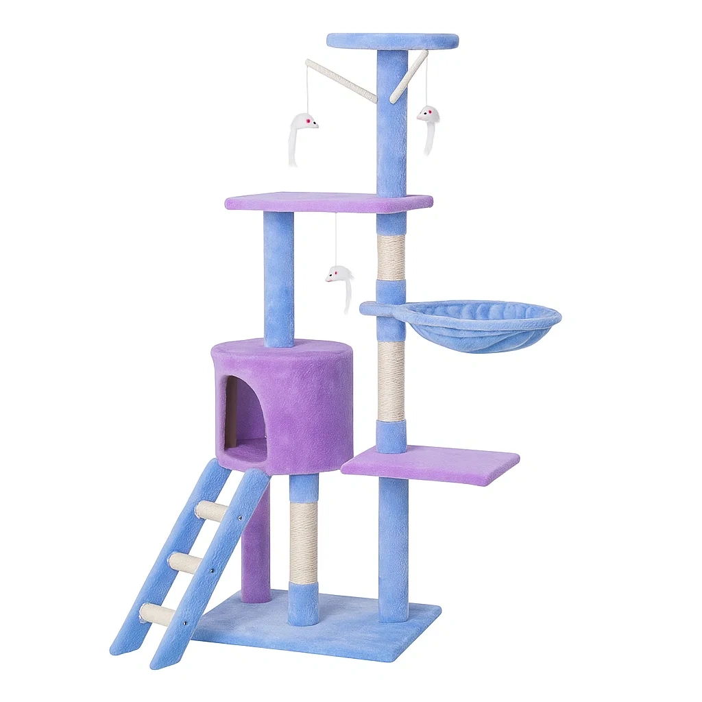 Produit pour animal de compagnie,Arbre à chat - furnimosaic