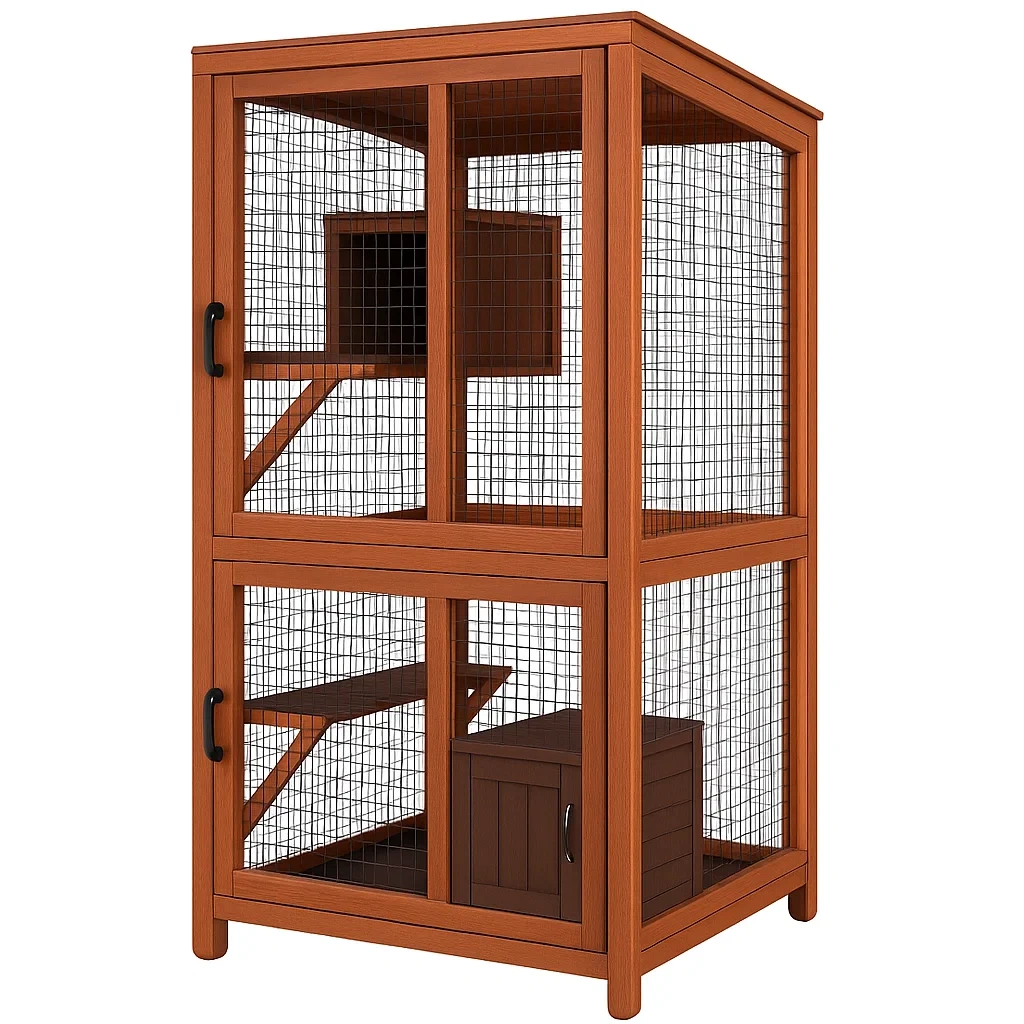 Produit pour animal de compagnie,Enclos pour chat - furnimosaic