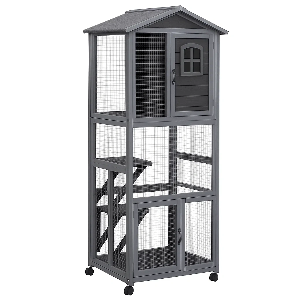 Produit pour animal de compagnie,Enclos pour chat - furnimosaic